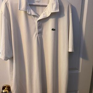 Lacoste Sport Short Sleeve Polo Shirt White Men's 8